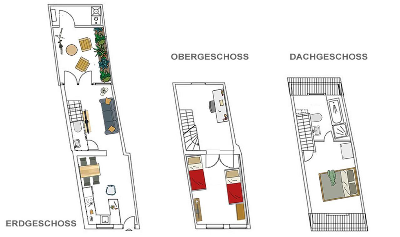 Altstadthaus "Schlaegertwiete Nr.3" Линебург Экстерьер фото